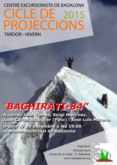 "BAGHIRATI-84" Cartell del Film