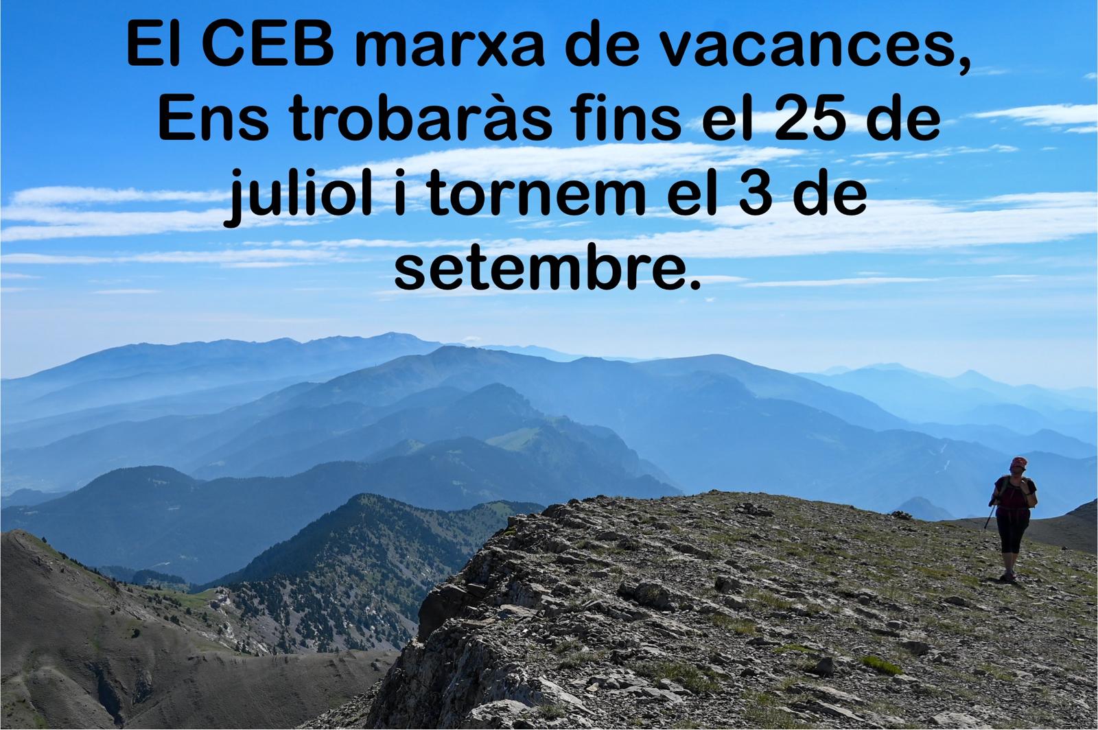 Fins al setembre !! Fins al setembre !!