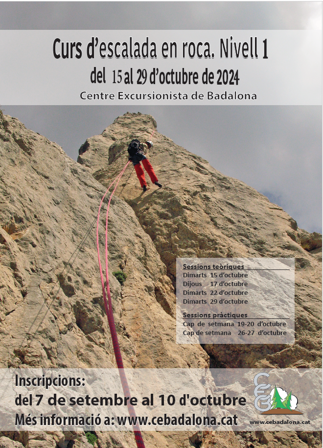 Curs Escalada Nivell 1 2024 Curs Escalada Nivell 1 2024