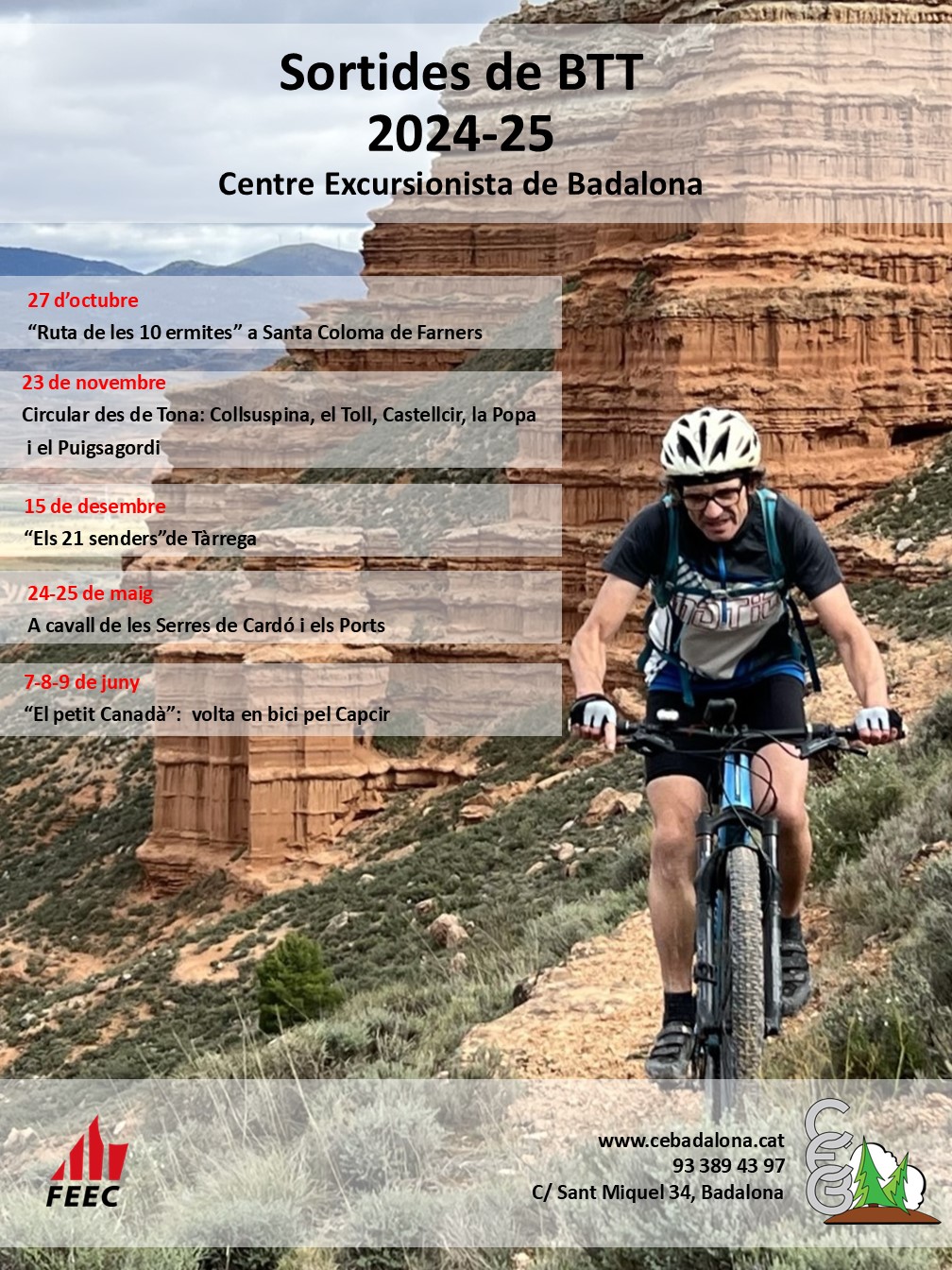 Nova programació de sortides BTT