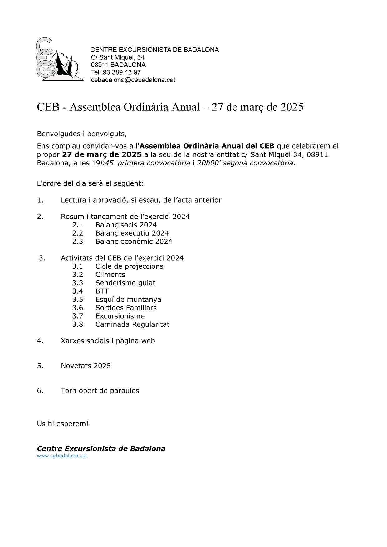 Assemblea CEB