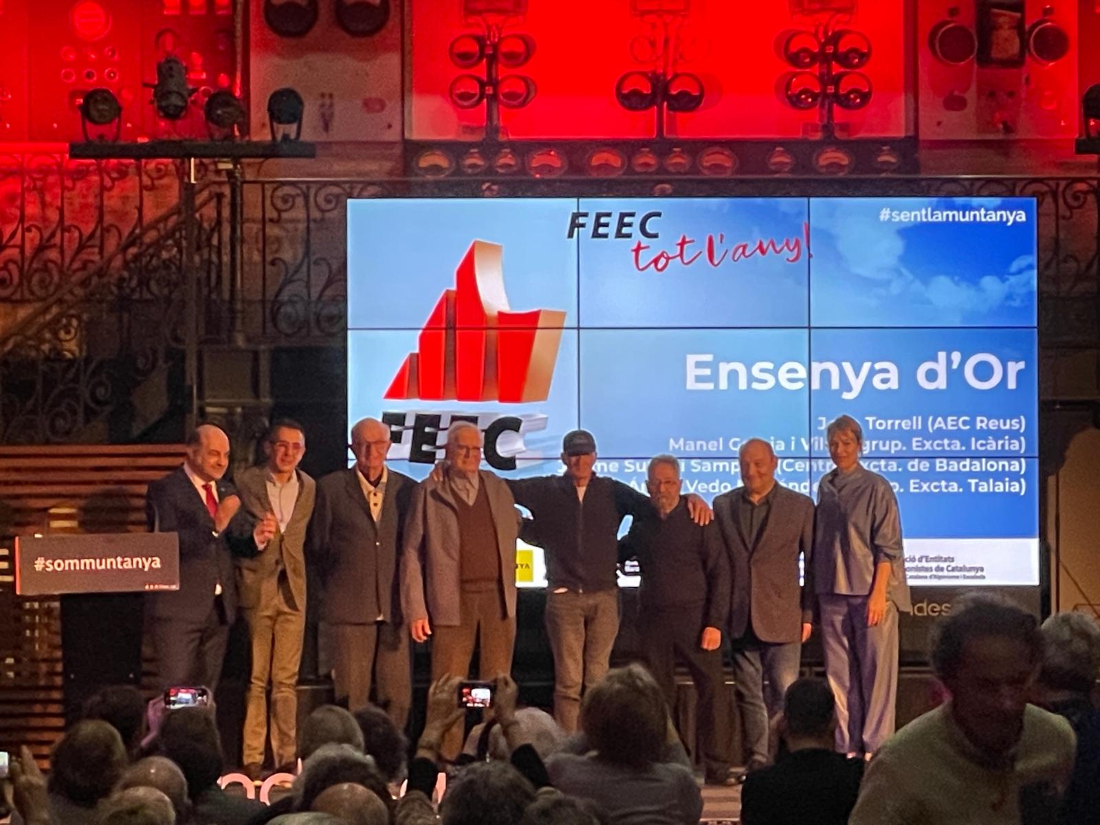 Ensenya d'Or de la FEEC al nostre soci Jaume Suñol Sampere