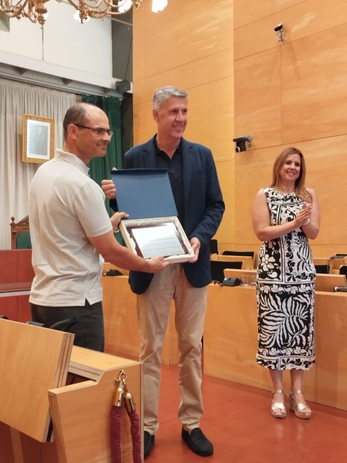 Recepció a l'Ajuntament de Badalona