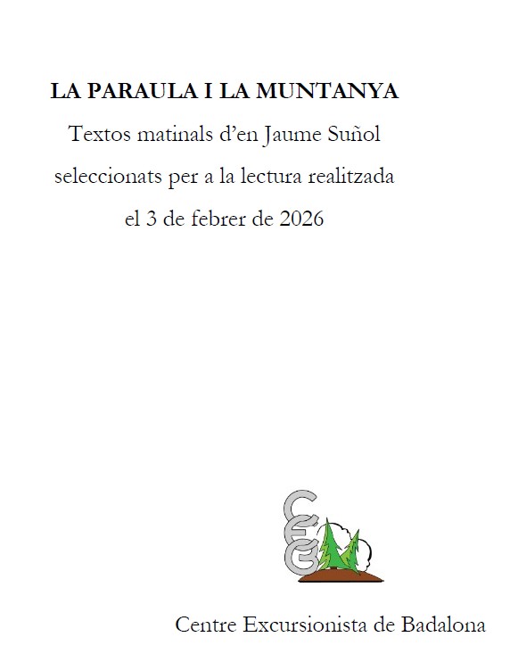 La Paraula i la Muntanya, lectura col·lectiva
