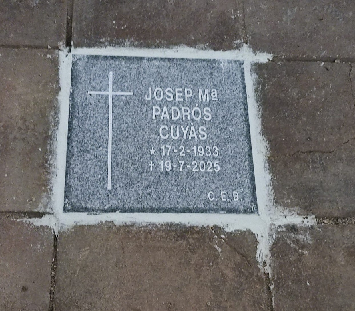 En Josep Padrós Cuyàs a Sant Onofre